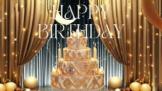 BIRTHDAY PARTY  Happy Birthday To You song Happy Birthday songgold diamond cake Birthday video [upl. by Luben]