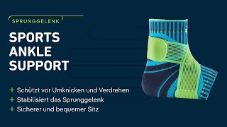 Sprunggelenkbandage Bauerfeind Sports Ankle Support  Perfekt fürs Training [upl. by Nason]