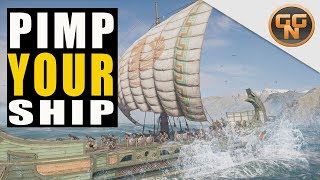 Assassins Creed Odyssey Guide  Der tanzende Pegasos  Pimp your Ship [upl. by Ailegra613]