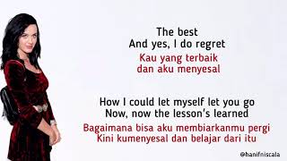 Katy Perry  Thinking Of You  Lirik Terjemahan [upl. by Delacourt156]