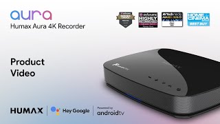 Get to know the Humax Aura 4K Android TV Freeview Play Recorder [upl. by Assirt55]