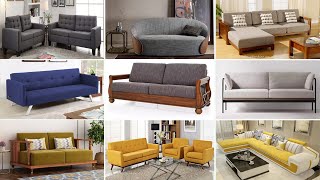 Modern Sofa Designs 2024 Trends  Living Room Sofa Design  Wooden Sofa Set Design Ideas [upl. by Levram]