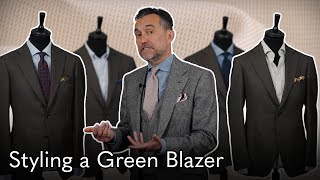 How to Style a Green Blazer [upl. by Llertnac]