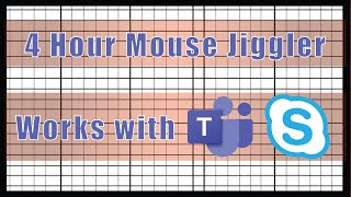 Mouse Jiggler 4 Hours  Keep Computer Awake  Perfect for morning or afternoon shift [upl. by Vtarj416]