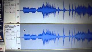 MP3 vs Uncompressed audio null test [upl. by Nalyd]