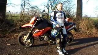 KTM 990 Supermoto Road Test [upl. by Glad]