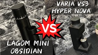 【コーヒーミル比較】OPTIONO「Lagom mini Obsidian」 VS Varia「VS3 hyper nova」味の違いを検証！ [upl. by Saylor]