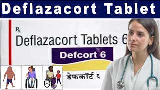 Deflazacort tablets 6 mg 12 mg uses  Defcort 6 mg  sericort tablets uses side effects Dose [upl. by Niras678]