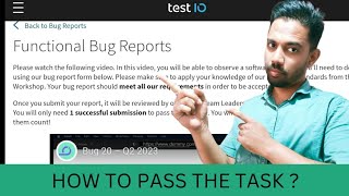 Test IO Functional Bug Report Task  Full Explanation [upl. by Eustacia830]