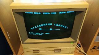 Apple IIe Test  Millennium Leaper [upl. by Yartnoed76]