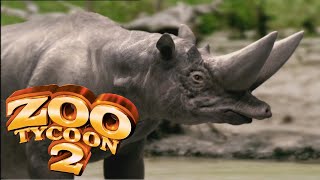 Arsinoitherium Exhibit Speed Build  Zoo Tycoon 2 [upl. by Yeslehc]