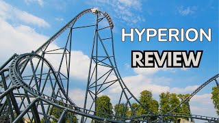 HYPERION REVIEW Is This The Best Roller Coaster at Energylandia [upl. by Ednalrym]