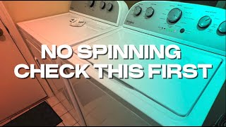 Whirlpool washing machine Not Spinning  Not Draining  Clothes are wet [upl. by Nahtannhoj654]