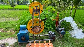 Homemade free Energy 10kw Generator with Water pump [upl. by Onitsirc]