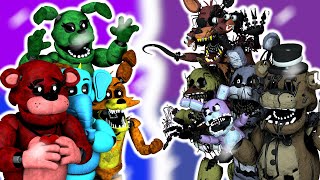 FNaF VHS FNAF Smiling Critters vs Creepy Animatronics [upl. by Peer645]