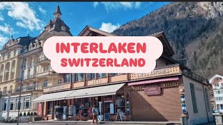 SWITZERLAND 🇨🇭 INTERLAKEN WALKING TOUR travel with friends ramvillesesevlogs [upl. by Akinal178]