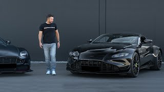 Aston Martin Vantage GT8 vs Vantage F1 loudest Aston Martin ever   The Supercar Diaries [upl. by Barboza]