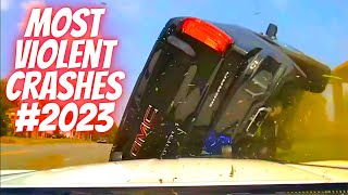 Unbelievable 2023 Car Crashes Shocking Dashcam Footage You Cant Miss [upl. by Notserk]