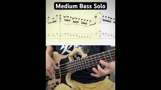 Medium Bass Solo in Db7 shorts [upl. by Mendoza490]