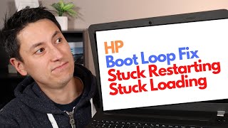 How To Fix HP Boot Loop Restarting or Stuck Loading Errors [upl. by Analram]