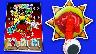 Making INCREDIBOX SPRUNKI Game Book 📚 ➕ Mr Sun Horror Sprunki Squishy Surgery DIY 소닉 테이프 [upl. by Walls633]