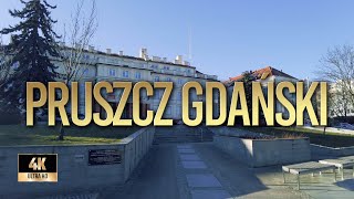 Pruszcz Gdański  Zima 2022  Spacer po Pruszczu Gdańskim  Binaural Audio 🎧 4k [upl. by Apollo151]