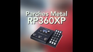 Digitech RP360XP Metal Presets [upl. by Hsatan]