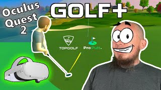 GOLF REVIEW Meta Quest 2 Oculus Quest 2 Top Golf and Pro Putt VR [upl. by Nedaj]