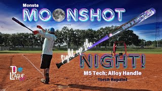 The USAASA Monsta Moonshot A M5 Torch Repaint Alloy Handle A Slowpitch Softball Bat Review [upl. by Humbert]