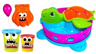 Lär dig färger med Play Doh för barn på svenska  Lek och lär med fiskar i Play Doh  Lek med oss [upl. by Atterol]