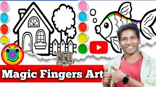 Kids Drawing\Art Channel Kaise Banaye  How To Make Video Like MagicFingersArt Make Cartoon Video [upl. by Dracir]