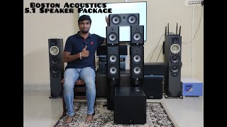 Boston Acoustics 51 Speaker Package For Saleforsaletamil dolby dts dolbyatmos kundrathuraudios [upl. by Handy]