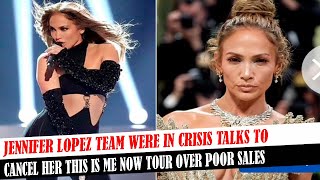 Jennifer Lopez Team Were In Crisis Talks To Cancel Her This Is Me Now Tour Over Poor Sales NEWS [upl. by Moses696]