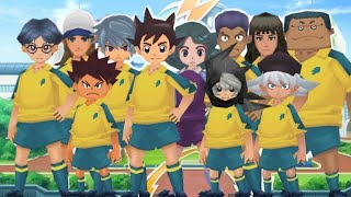 INAZUMA ELEVEN GREAT ROAD OF HEROES  INAKUNI RAIMON ALL HISSATSU [upl. by Joacima417]