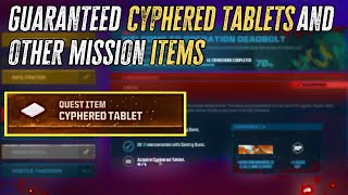 How To Get Guaranteed Cyphered Tablets amp Story Items  MWZ [upl. by Ahsimed]