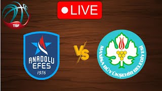 🔴 Live Anadolu Efes vs Manisa  Live Play By Play Scoreboard [upl. by Strander]