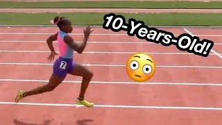 10YearOld Breaks 100m Record [upl. by Dwyer147]