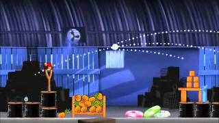 Official Angry Birds Rio Walkthrough Smugglers Den 17 [upl. by Snah]