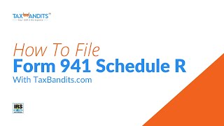 How To File Form 941 Schedule R [upl. by Amein91]