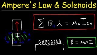 Amperes Law amp Magnetic Field of a Solenoid  Physics amp Electromagnetism [upl. by Macleod490]