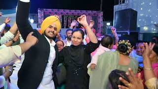 GurkaranampJasvir wedding Ledies sangeet dance video 2024 [upl. by Mehetabel]