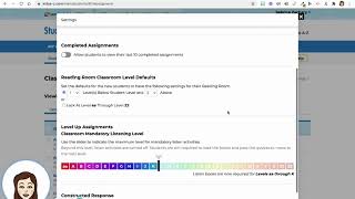 How to customize Reading Room Classroom Level Defaults in Raz Kids [upl. by Davy14]