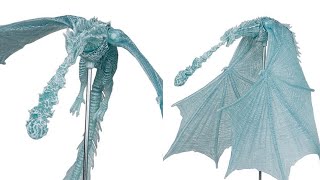 New McFarlane Toys Viserion Game of Thrones Frostbite Edition Gold Label Figure preorder info [upl. by Troth]