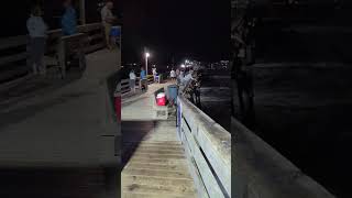 The Rodanthe Fishing Pier on the Outer Banks of North Carolina USA beach ocean fishing pier [upl. by Aylsworth]