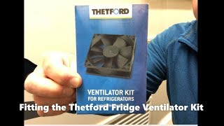 Genuine Thetford Caravan  Motorhome Fridge Ventilator Fan Kit [upl. by Ajidahk931]