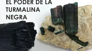 TURMALINA NEGRA El poder de la turmalina negraPropiedades mágicas [upl. by Aiciles379]