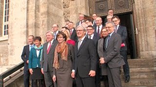 Landesregierung tagt im Landesmuseum Darmstadt [upl. by Kelleher]