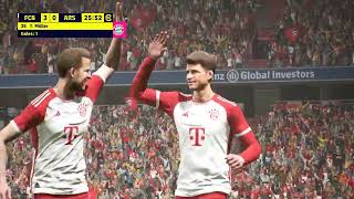 Bayern Munich 🆚 Arsenal  eFootball 2024 Gameplay [upl. by Naejarual]