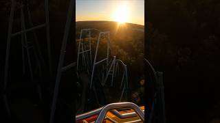 Fønix at sunset😍☀️ rollercoaster onride [upl. by Jazmin]