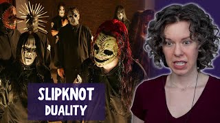 Firsttime reaction to quotDualityquot  Vocal Coach Analysis feat Slipknot and Corey Taylors Vocals [upl. by Hayden]